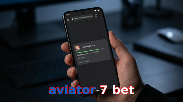Main screen of Aviator 7 Bet apk page for PK players