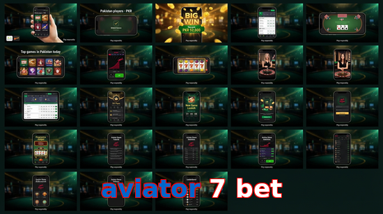 Main screen of Aviator 7 Bet bet page for PK players